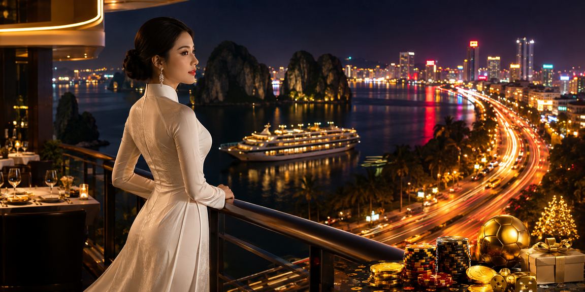 Trải nghiệm VIP và bảo mật tài khoản mk6 với cảnh vịnh Hạ Long